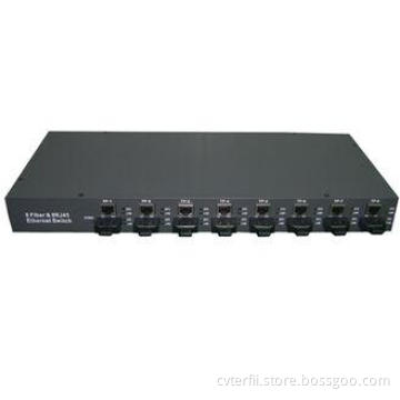 100M 8 Port Fiber Optic Network Switch 100Base-Fx Auto-Nego